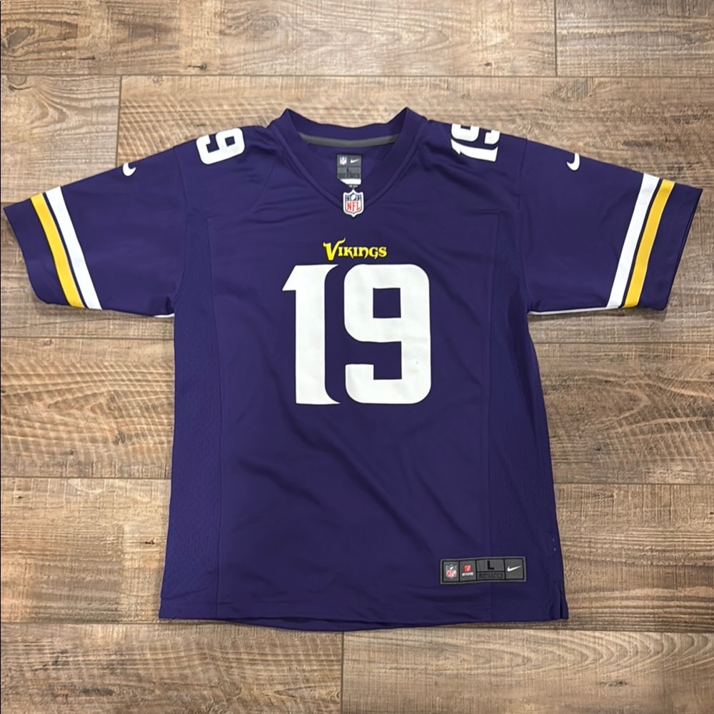Adam Thielen Kids Purple Vikings Jersey Size Large